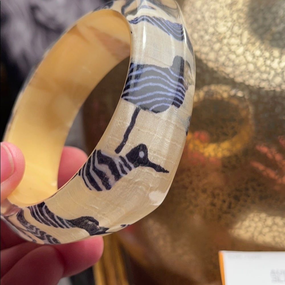 Kate Spade Pop Art IKAT sandpiper beach bird cuff